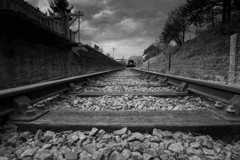 The Railway track from nowhere