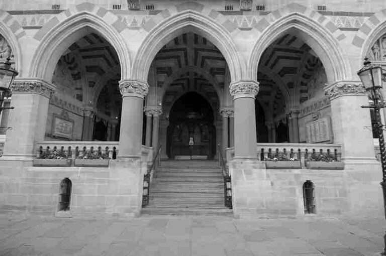 Northampton Town Hall Steps